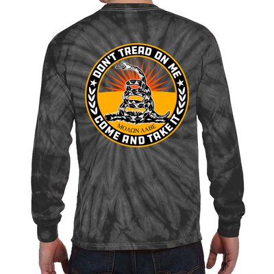  Gadsden Flag Tie-Dye Long Sleeve Shirt