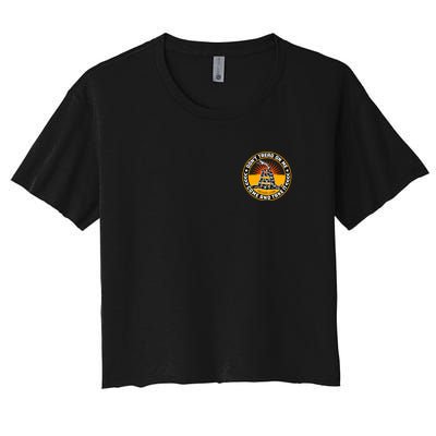  Gadsden Flag Women's Crop Top Tee