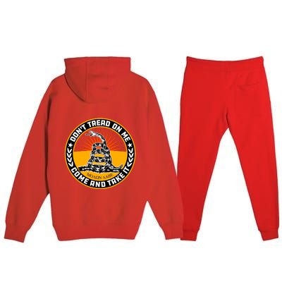  Gadsden Flag Premium Hooded Sweatsuit Set