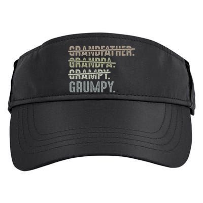 Grumpy For Grandfather Grandpa Grampy Grumpy Adult Drive Performance Visor