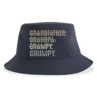 Grumpy For Grandfather Grandpa Grampy Grumpy Sustainable Bucket Hat