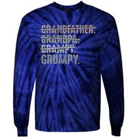 Grumpy For Grandfather Grandpa Grampy Grumpy Tie-Dye Long Sleeve Shirt