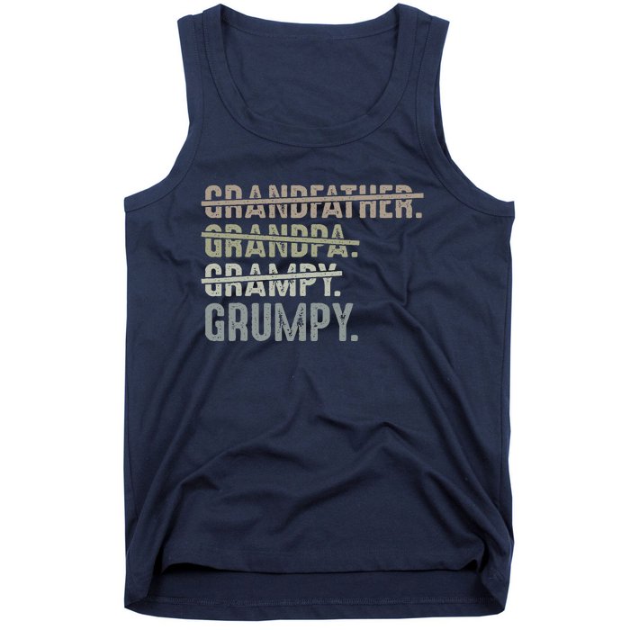 Grumpy For Grandfather Grandpa Grampy Grumpy Tank Top