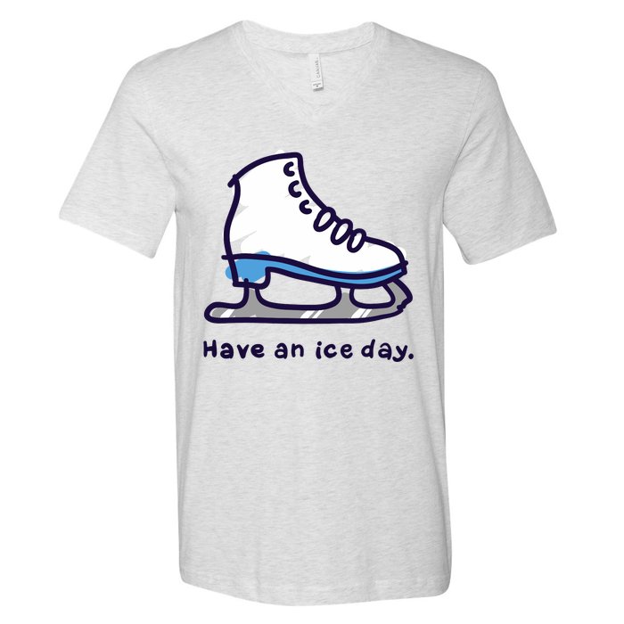 Gifts For Girls Ice Skater V-Neck T-Shirt