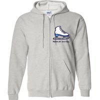 Gifts For Girls Ice Skater Full Zip Hoodie