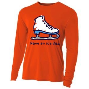 Gifts For Girls Ice Skater Cooling Performance Long Sleeve Crew