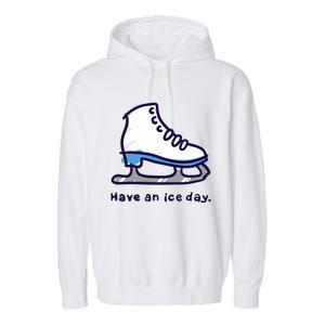 Gifts For Girls Ice Skater Garment-Dyed Fleece Hoodie