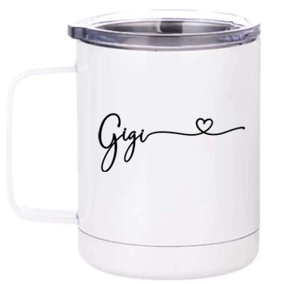 Gigi For Grandma Christmas MotherS Day Birthday Great Gift 12 oz Stainless Steel Tumbler Cup