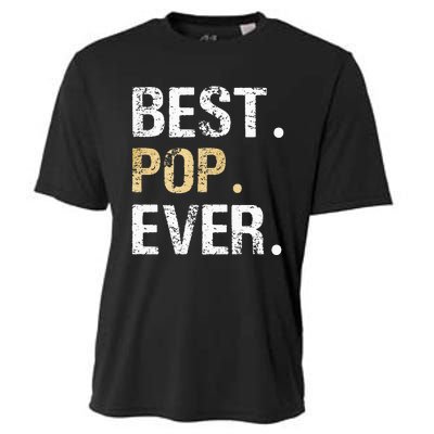 Gift From Granddaughter Grandson Grandkids Best Pop Ever Cooling Performance Crew T-Shirt