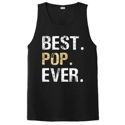 Gift From Granddaughter Grandson Grandkids Best Pop Ever PosiCharge Competitor Tank