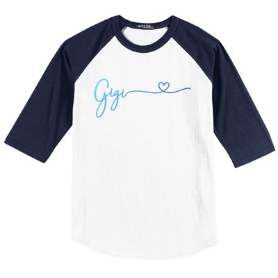 Gigi For Grandma Christmas MotherS Day Birthday Great Gift Baseball Sleeve Shirt