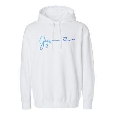 Gigi For Grandma Christmas MotherS Day Birthday Great Gift Garment-Dyed Fleece Hoodie