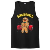 Gingershred Funny Gingerbread Man Gym Bodybuilding Christmas PosiCharge Competitor Tank