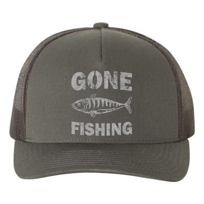 Gone Fishing Yupoong Adult 5-Panel Trucker Hat