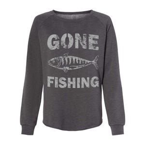 Gone Fishing Womens California Wash Sweatshirt