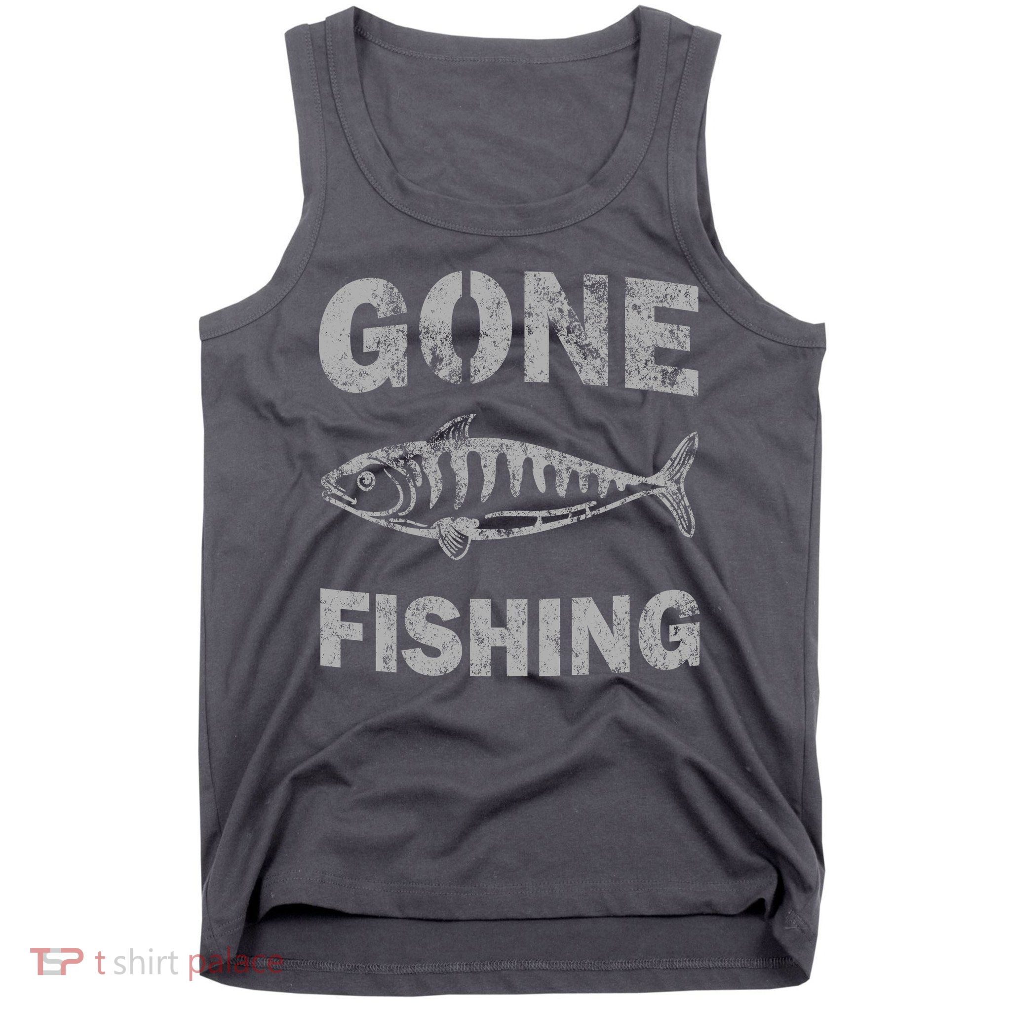 Gone Fishing Tank Top
