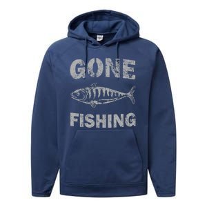 Gone Fishing Performance Fleece Hoodie