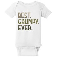 Grumpy From Grandchildrenbest Grumpy Ever Baby Bodysuit