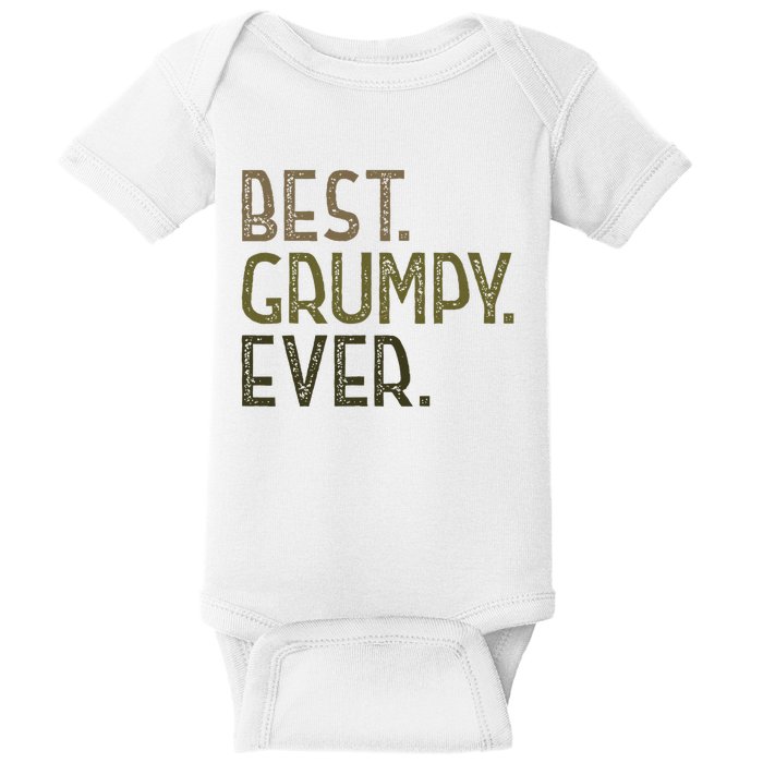 Grumpy From Grandchildrenbest Grumpy Ever Baby Bodysuit