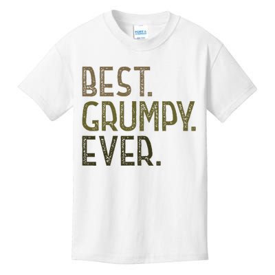 Grumpy From Grandchildrenbest Grumpy Ever Kids T-Shirt