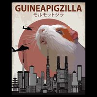 Guineapigzilla Funny Guinea Pig Gift Bucket Hat