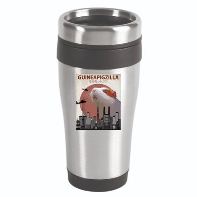 Guineapigzilla Funny Guinea Pig Gift 16oz Travel Tumbler