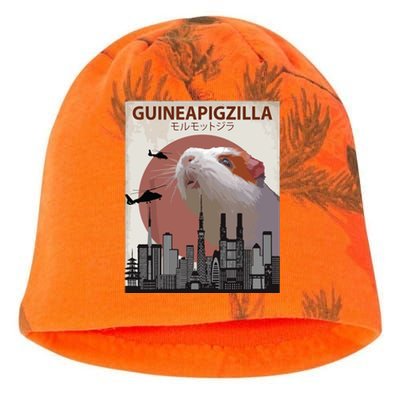 Guineapigzilla Funny Guinea Pig Gift Kati - Camo Knit Beanie