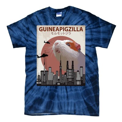 Guineapigzilla Funny Guinea Pig Gift Tie-Dye T-Shirt