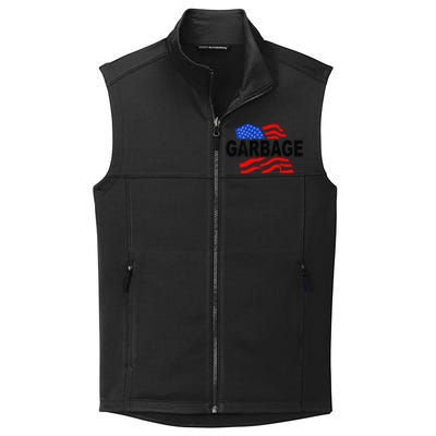 Garbage Funny Garbage Funny America Flag Collective Smooth Fleece Vest