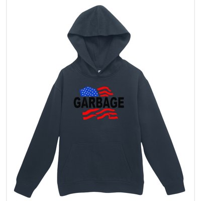 Garbage Funny Garbage Funny America Flag Urban Pullover Hoodie