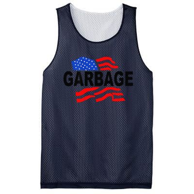 Garbage Funny Garbage Funny America Flag Mesh Reversible Basketball Jersey Tank