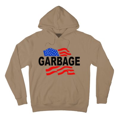 Garbage Funny Garbage Funny America Flag Hoodie