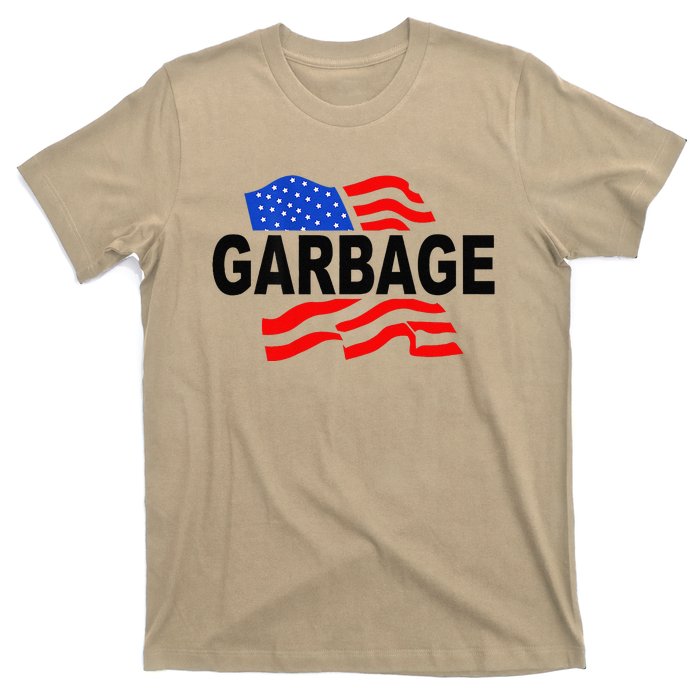 Garbage Funny Garbage Funny America Flag T-Shirt