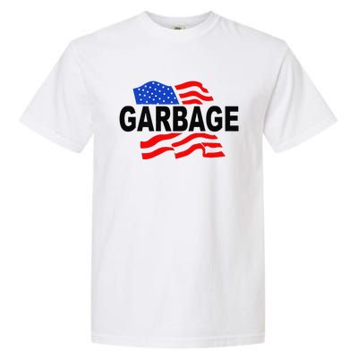 Garbage Funny Garbage Funny America Flag Garment-Dyed Heavyweight T-Shirt