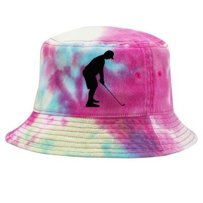 GolfAHolic Funny Golf Golf Lover Outfit Gifts Tie-Dyed Bucket Hat