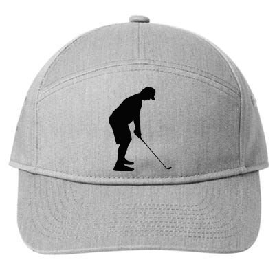 GolfAHolic Funny Golf Golf Lover Outfit Gifts 7-Panel Snapback Hat