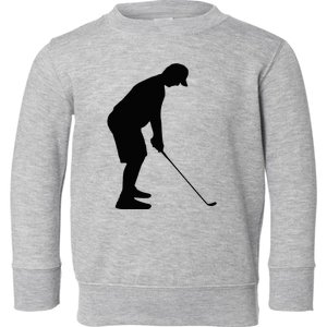 GolfAHolic Funny Golf Golf Lover Outfit Gifts Toddler Sweatshirt