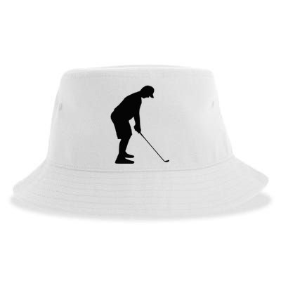 GolfAHolic Funny Golf Golf Lover Outfit Gifts Sustainable Bucket Hat