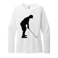 GolfAHolic Funny Golf Golf Lover Outfit Gifts Womens CVC Long Sleeve Shirt