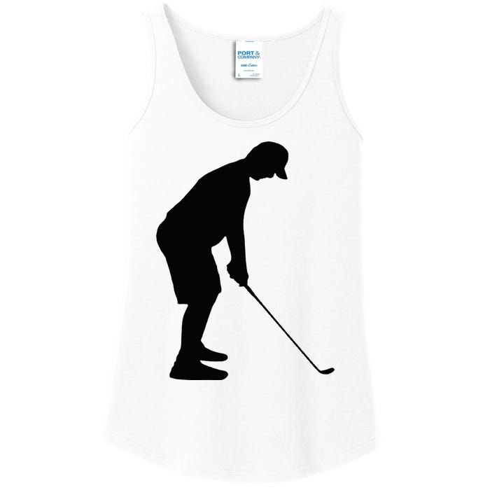 GolfAHolic Funny Golf Golf Lover Outfit Gifts Ladies Essential Tank