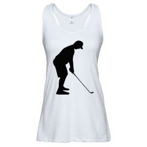 GolfAHolic Funny Golf Golf Lover Outfit Gifts Ladies Essential Flowy Tank