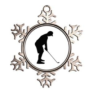 GolfAHolic Funny Golf Golf Lover Outfit Gifts Metallic Star Ornament