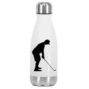 GolfAHolic Funny Golf Golf Lover Outfit Gifts Stainless Steel Insulated Water Bottle