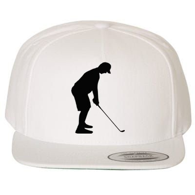 GolfAHolic Funny Golf Golf Lover Outfit Gifts Wool Snapback Cap