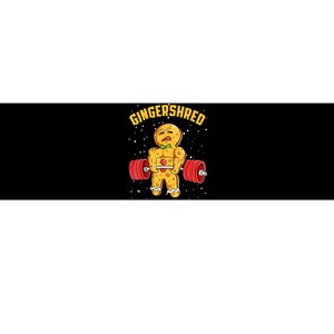 Gingershred Funny Gingerbread Gym Bodybuilding Christmas Bumper Sticker