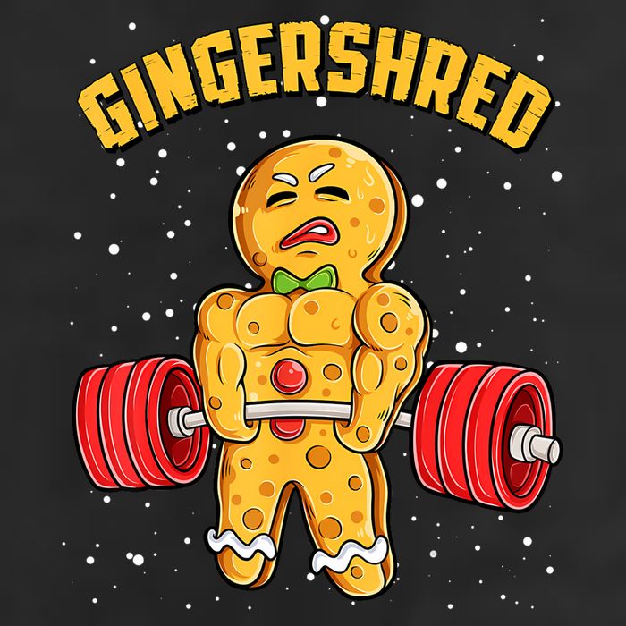 Gingershred Funny Gingerbread Gym Bodybuilding Christmas Adult Drive Performance Visor