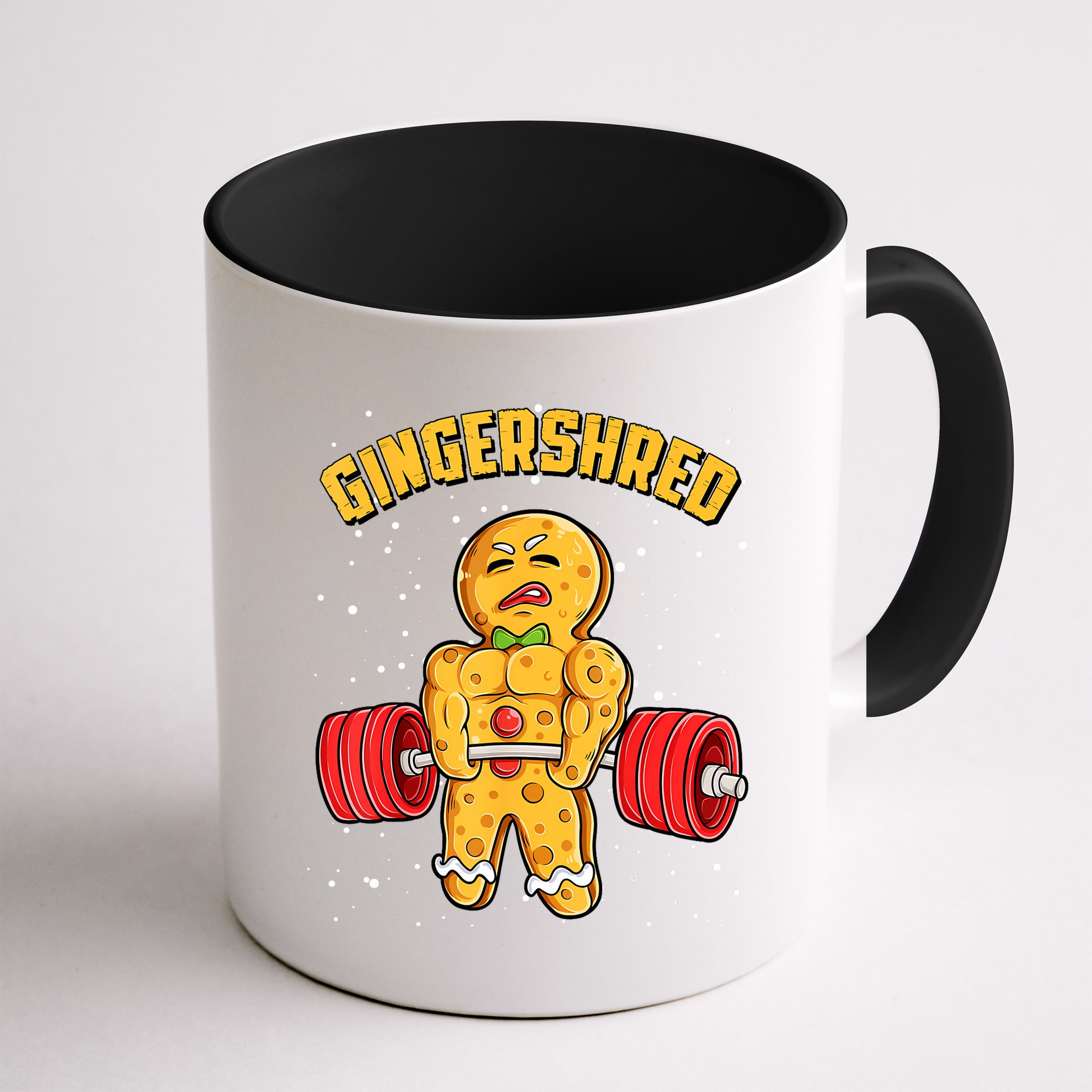 Gingershred Funny Gingerbread Gym Bodybuilding Christmas Mug