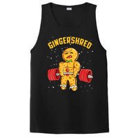 Gingershred Funny Gingerbread Gym Bodybuilding Christmas PosiCharge Competitor Tank