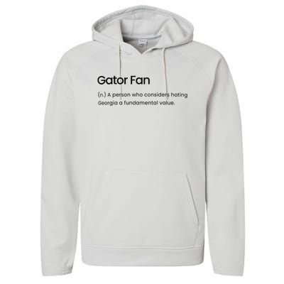 Gator Fan Performance Fleece Hoodie