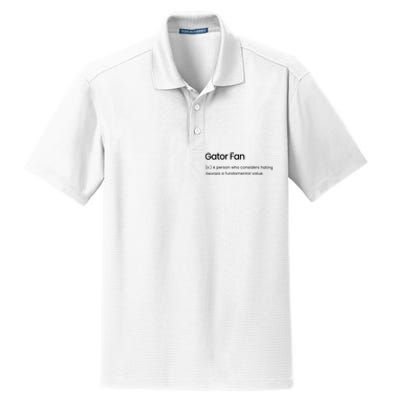 Gator Fan Dry Zone Grid Polo